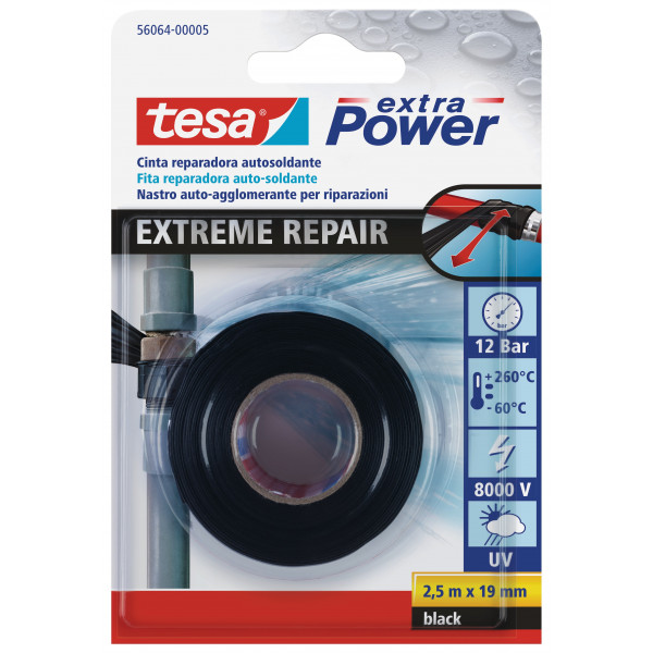 Nastro Extreme Repair - Nero - 19 mm x 2.5 m