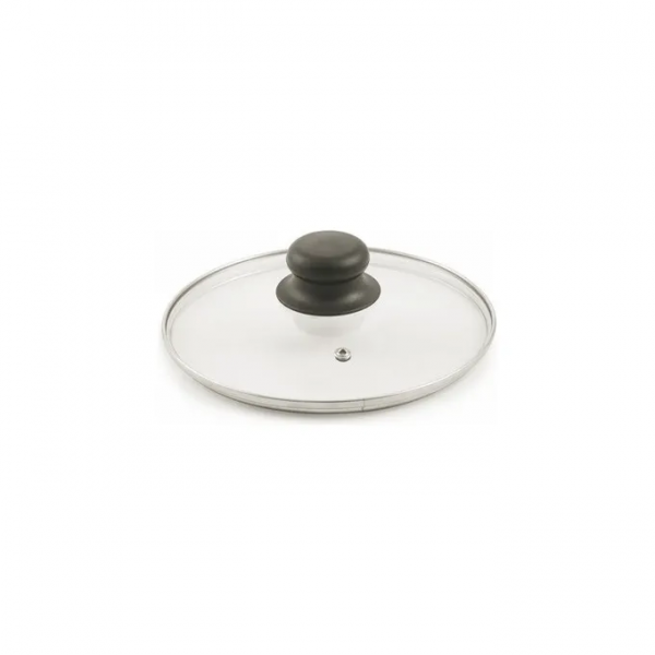 Nero Coperchio 16 Cm Vetro Con Pomello
