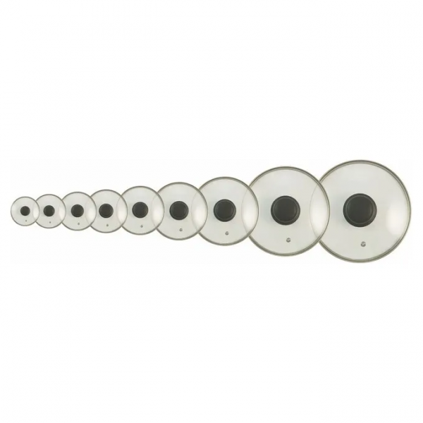 Galileo Coperchio D.20 cm vetro temperato pomello 