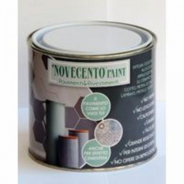 Novecento Paint Pavimenti & Rivestimenti - 500 ml Grigio Azzurro