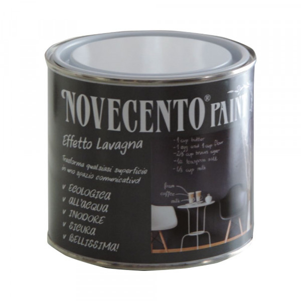Pittura Gessosa Opaca Shabby Chic Novecento Paint - Colore: Lavagna, Formato: 500 ml