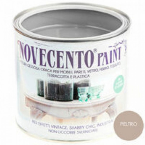 Novecento Paint 500 ml - Peltro - Colore Elegante e Versatile per i Tuoi Progetti di Restauro e Decorazione!