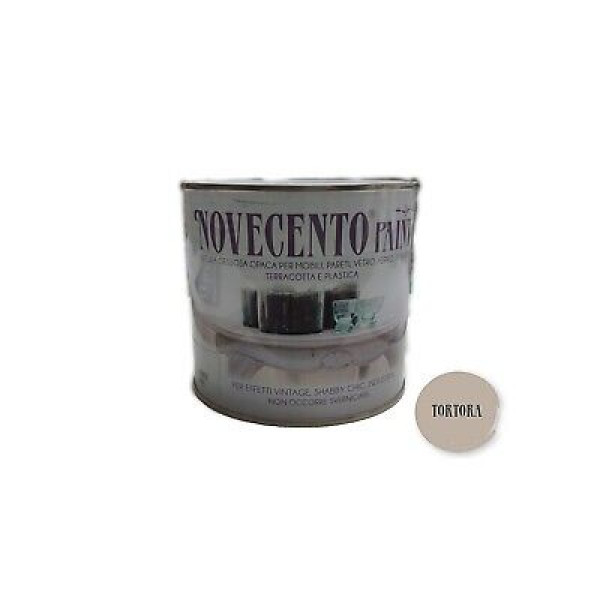 Novecento Paint 500 ml - Tortora - Eleganza e Raffinatezza per i Tuoi Progetti di Decorazione!