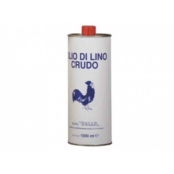 Olio di lino crudo flacone da  1 lt