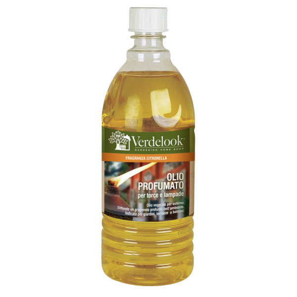 Olio lampante per torce alla citronella 1 lt Biacchi Ettore