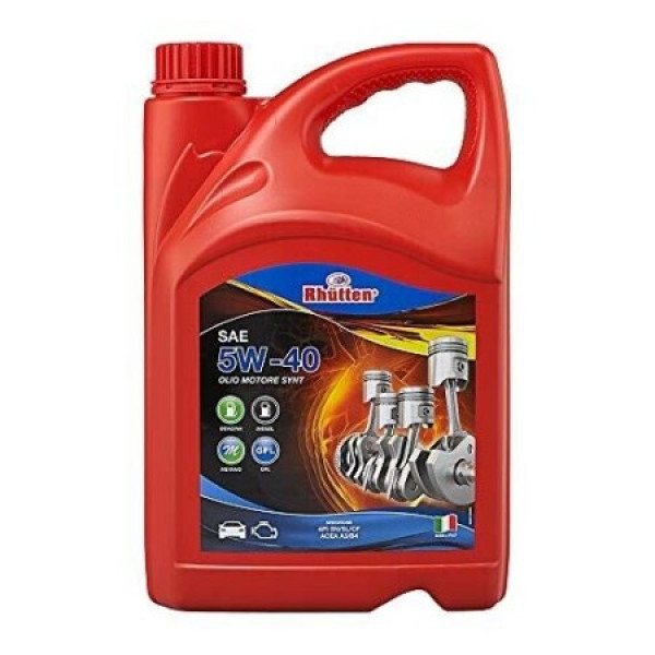 Olio Motore Rhutten 5W-40 4L - Prestazioni e Protezione Massime per il Tuo Veicolo!