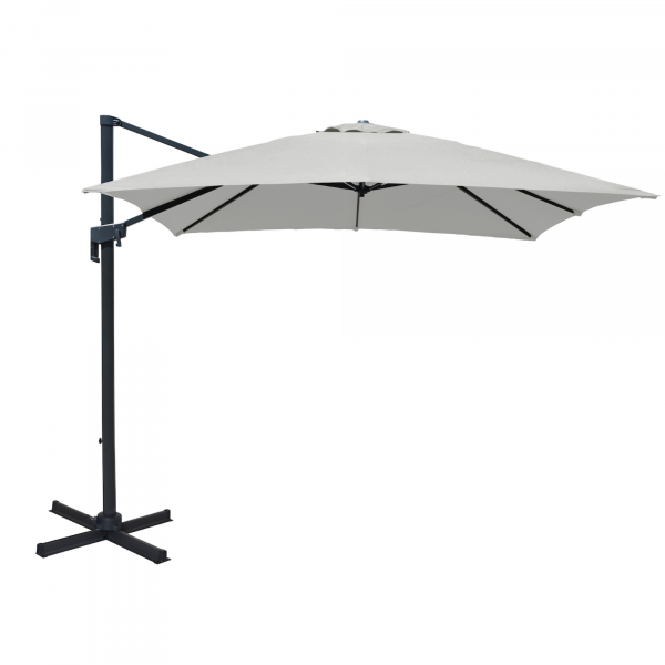 OMBRELLONE PIAZZA NUOVA 3X4 MT GRIGIO PERLA