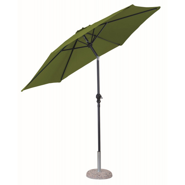 Ombrellone con manovella verde scuro diam. 2,7 mt Biacchi Ettore