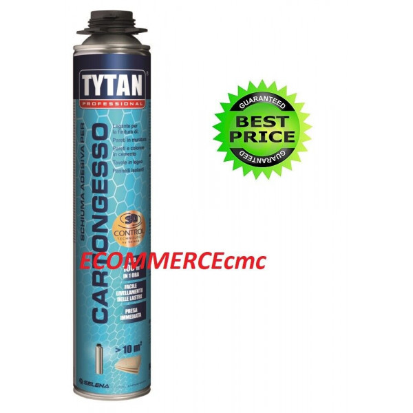 Schiuma Adesiva per Cartongesso 750ml - Applicazione a Pistola - Fissaggio Sicuro e Duraturo
