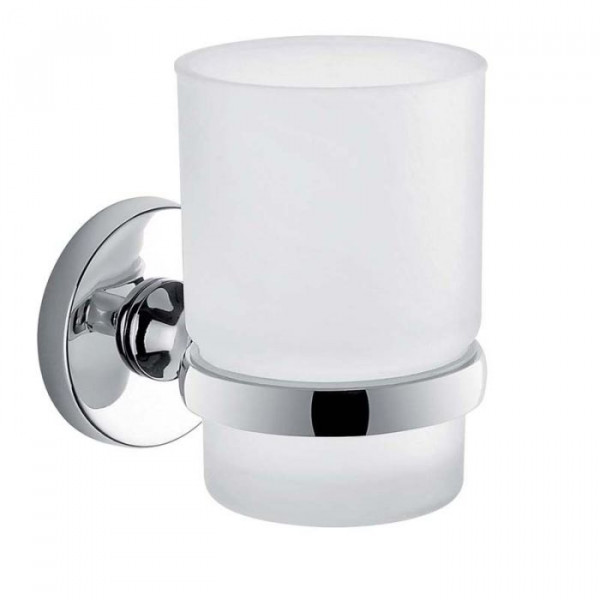 Felce porta spazzolini cromato