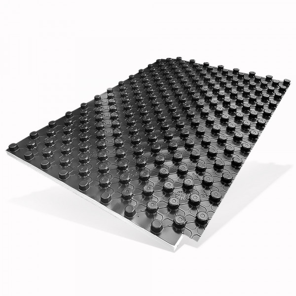 Pannello fonoassorbente autoadesivo bugnato 1 x 1 m, Sp 20/30mm