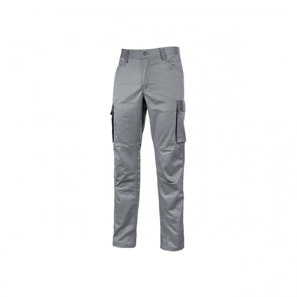 U-power Pantalone da lavoro  crazy stone grey tg.m