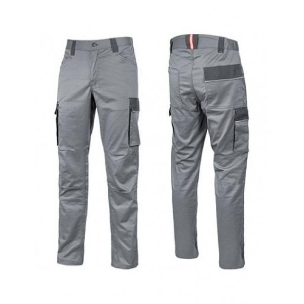 U-power pantalone  da lavoro crazy  slim fit Stone Grey tg.XL