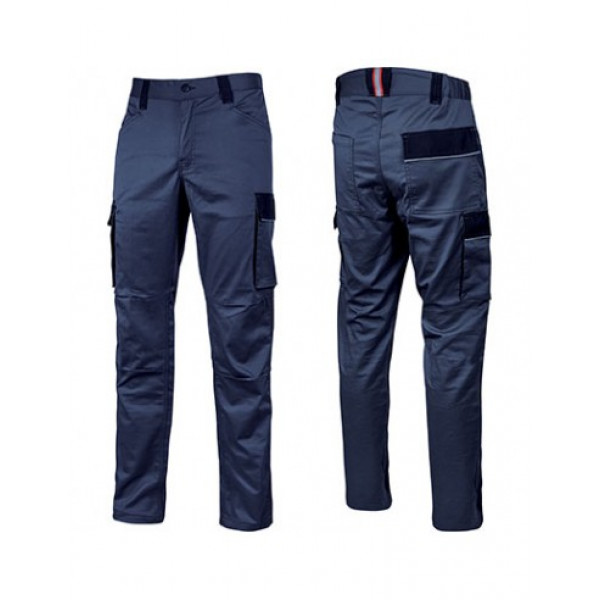 U-power Pantalone da lavoro crazy westlake blue tg.l