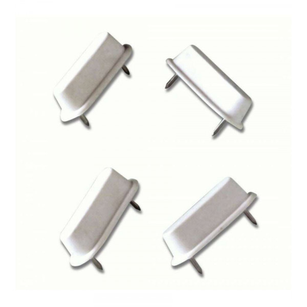 Paracolpi per sedile wc 42x15x12 mm con 2 perni 