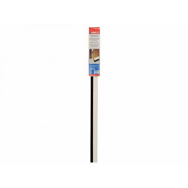 GEKO PARAFREDDO PER PORTE STAFFLEX IN PVC RIGIDO AUTOADESIVO CON SPAZZOLINO  BIANCO 1 MT