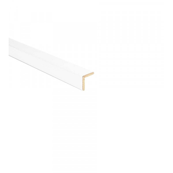 Par legno massello ayous liscio bianco 28x28x3000 mm  