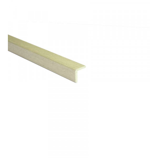Paraspigolo legno massello liscio  grezzo 20x20x3000 mm