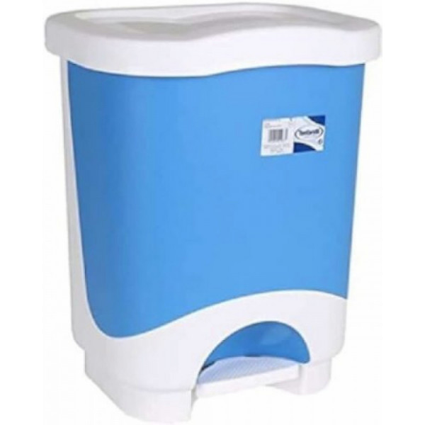 Tontarelli Idea Pattumiera Vari Colori 8 Lt panna/azzurro 