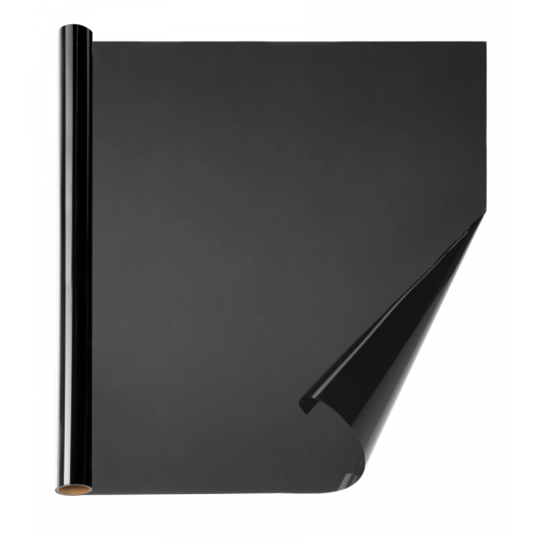 Pellicola per vetri 'linea privacy' nero oscurante - 75x160 cm.