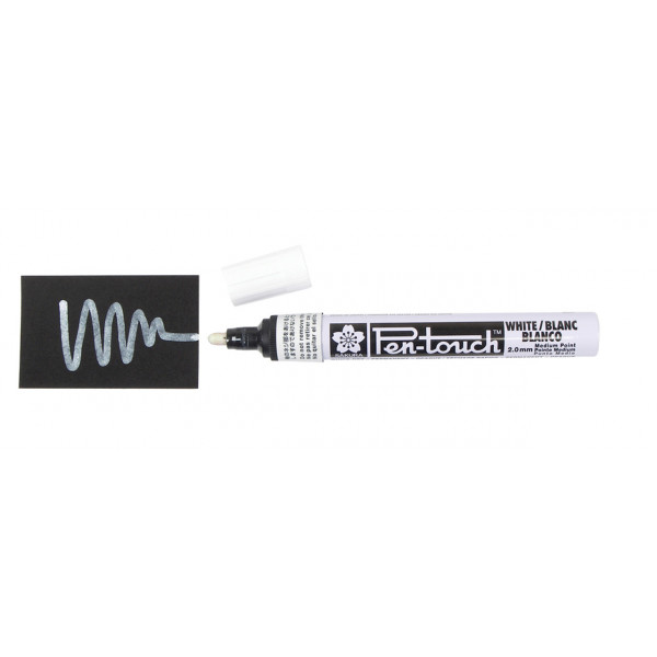  Sakura Pen-Touch Paint Marker, bianco Medium 2.0mm 