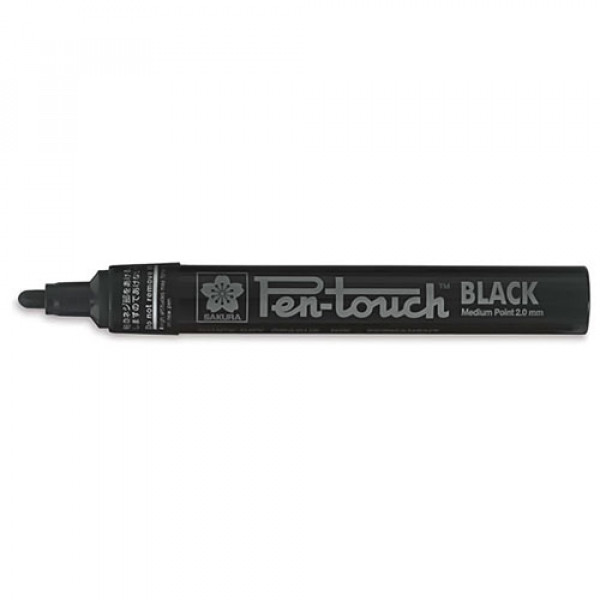  Sakura Pen-Touch Paint Marker, nero Medium 2.0mm 