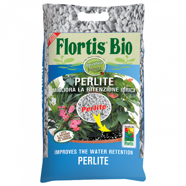 Perlite flortis roccia vulcanica confezione sacco flacone da 5 lt