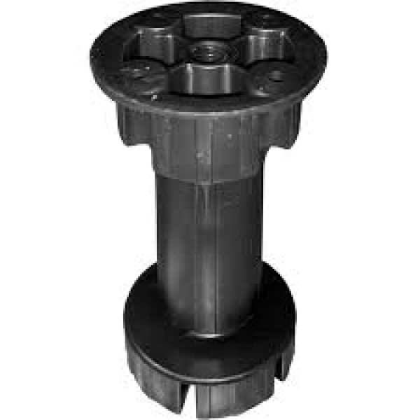PIEDINI PVC NERO DA 10 CM CONFEZIONE DA  4PZ
