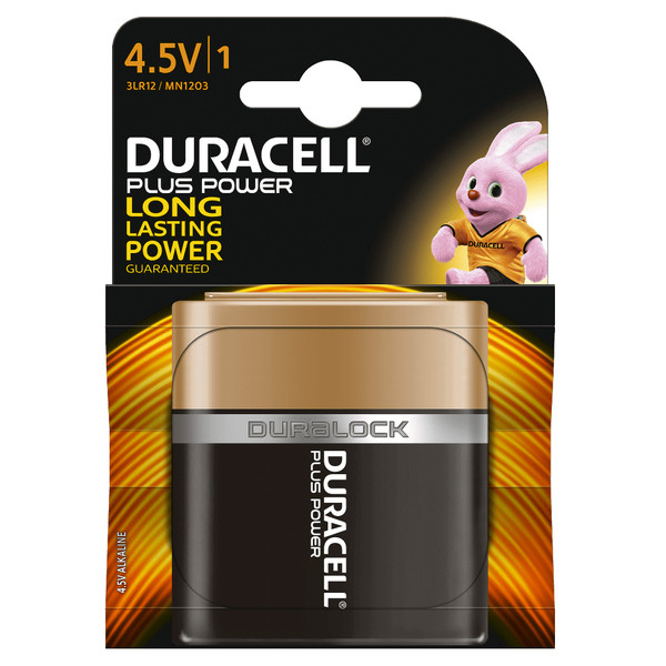 PILE DURACELL-PLUS PIATTA 3lr12 mn1203  CONFEZIONE DA1 PZ 