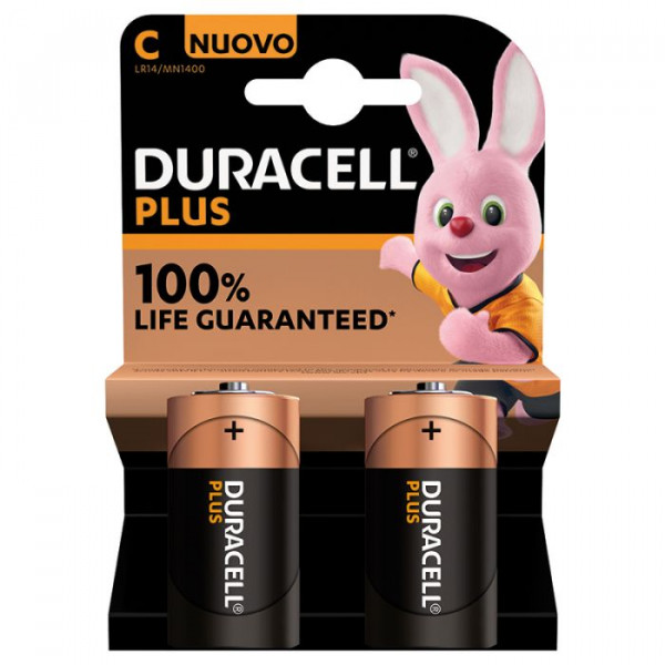 PILE DURACELL C  1.5V CONFEZIONE DA PZ.2 MN1400