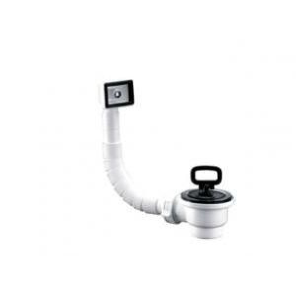 Piletta con troppo pieno idrobric per lavello cucina in acciaio inox