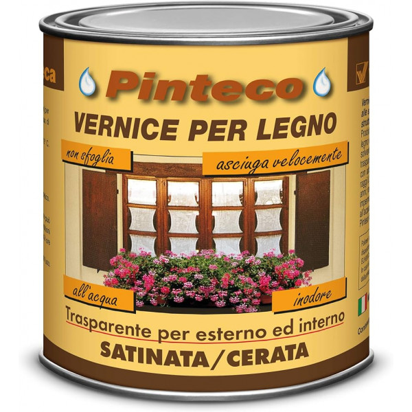 Veleca pinteco satinata trasparente flacone da 750 ml  