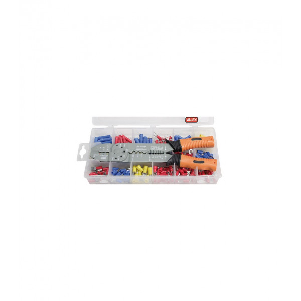 PINZA PER CAPICORDA PREISOLATI CHIUSI 0,75-6MM CRIMPATRICE SPELLAFILI VALEX