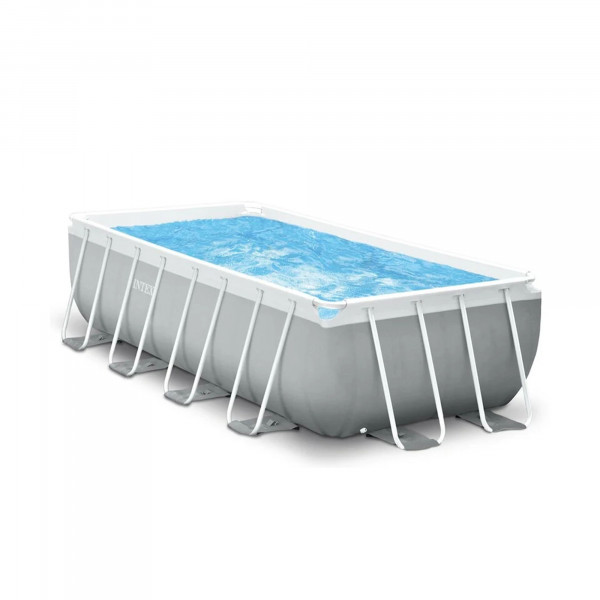 Piscina Prisma Metal Frame 488x244x107 cm Intex