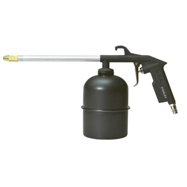 Pistola lavaggio compressore con serbatoio nero stanley 150043xstn