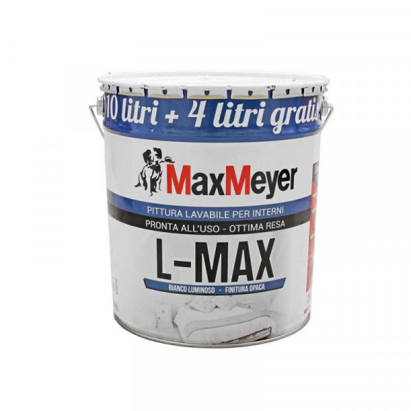 PITTURA LAVABILE  MAX NEW FLACONE DA 10+4 LT 
