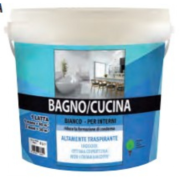 Pittura Bagni/Cucine Bianco FDT 4L
