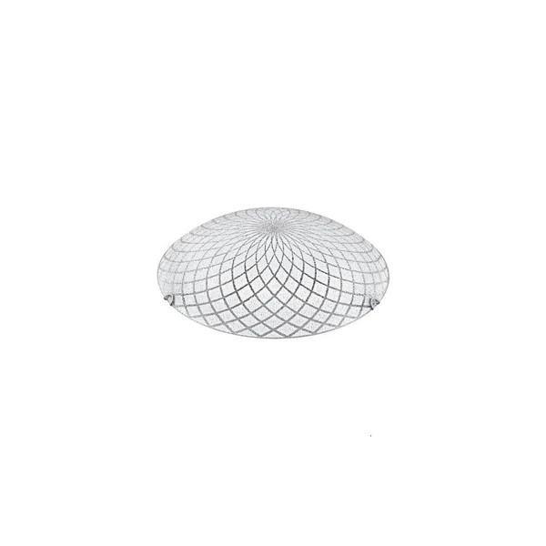 Plafoniera Bivio Diametro 40cm Bianco Rombo 