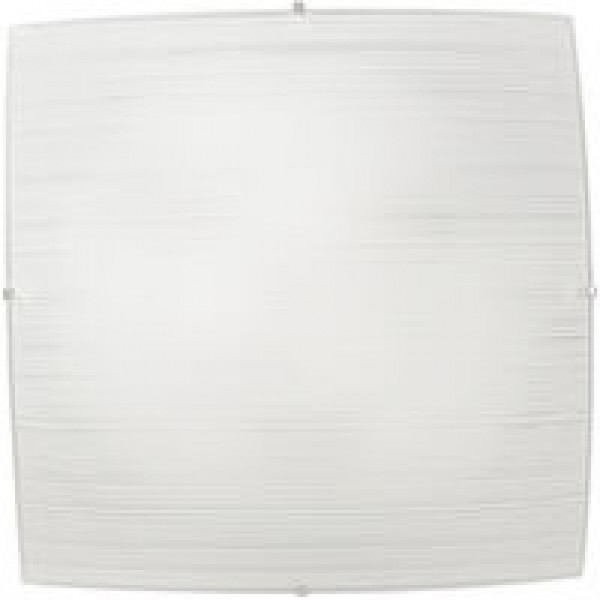 Plafoniera Celine quadrata bianca 40 cm Fan Europe