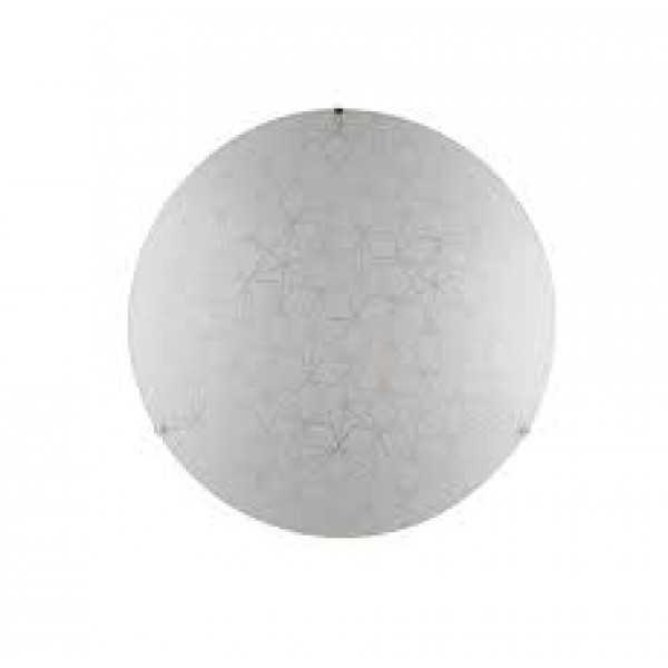 Plafoniera Esagram Bianca 3XE27 40cm