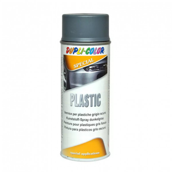 Dupli color Plastic Vernice spray per plastiche grigio chiaro  flacone da 400 ml 