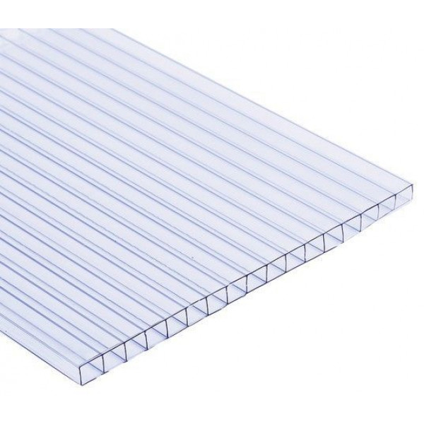 Lastra in policarbonato alveolare 98 cm x 200 cm spessore 4 mm 