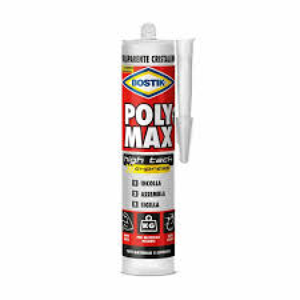 BOSTIK POLY MAX HIGH TACK EXPRESS CRISTAL CARTUCCIA DA 300 GR 