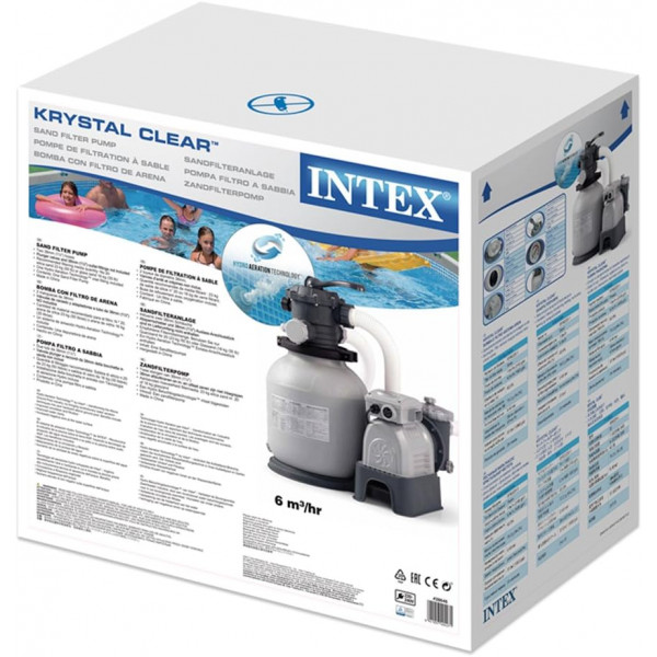 Pompa a sabbia 6000 lt/hunt26646 Intex