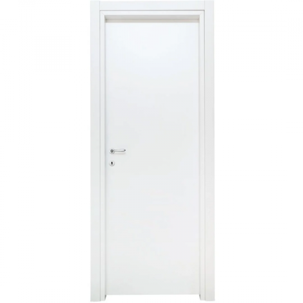 Porta bianco soft  reversibile coprifilo regolabile larghezza 70 cm 210 cm 