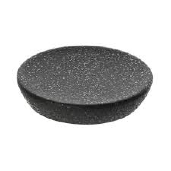 Porta sapone in ceramica nero linea ibiza