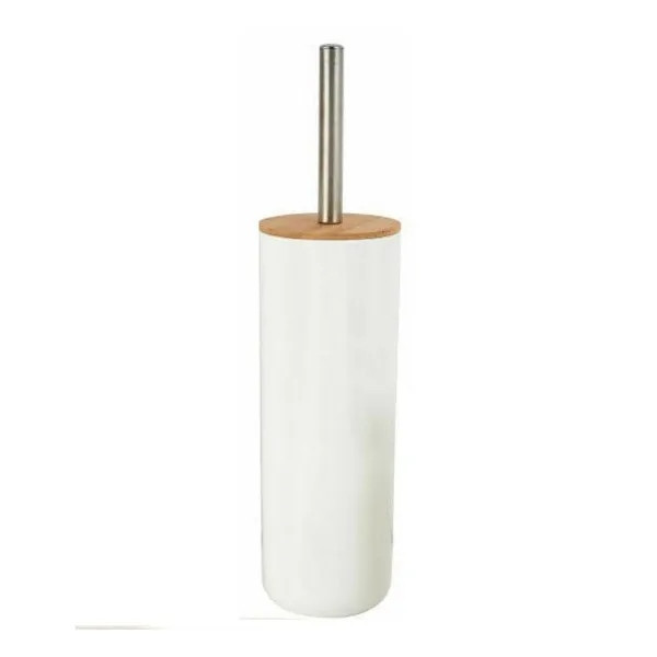 Porta scopino bianco linea bamboo
