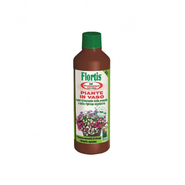 Probioplant Biostimolante Piante in Vaso  liquido flacone da 500 ml Flortis