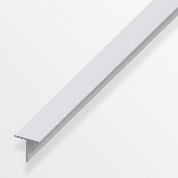 Profilo a T in Alluminio Argento 20x20x1,5mm, 1 Metro