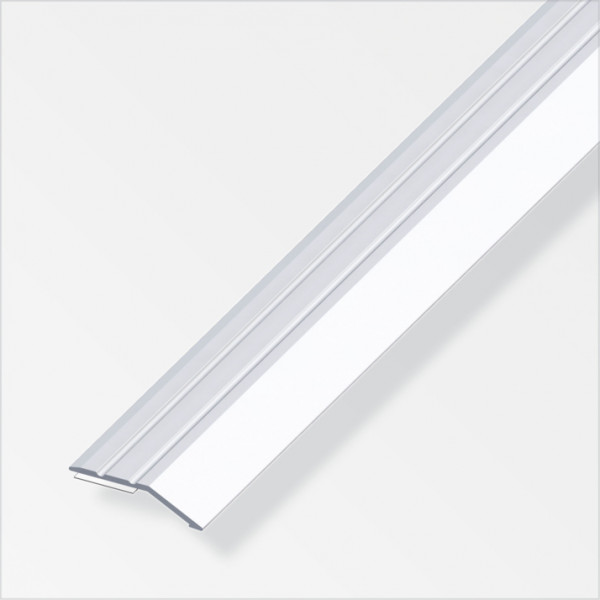 Profilo di Chiusura Autoadesivo 30x5mm Alluminio Argento - 1 Metro